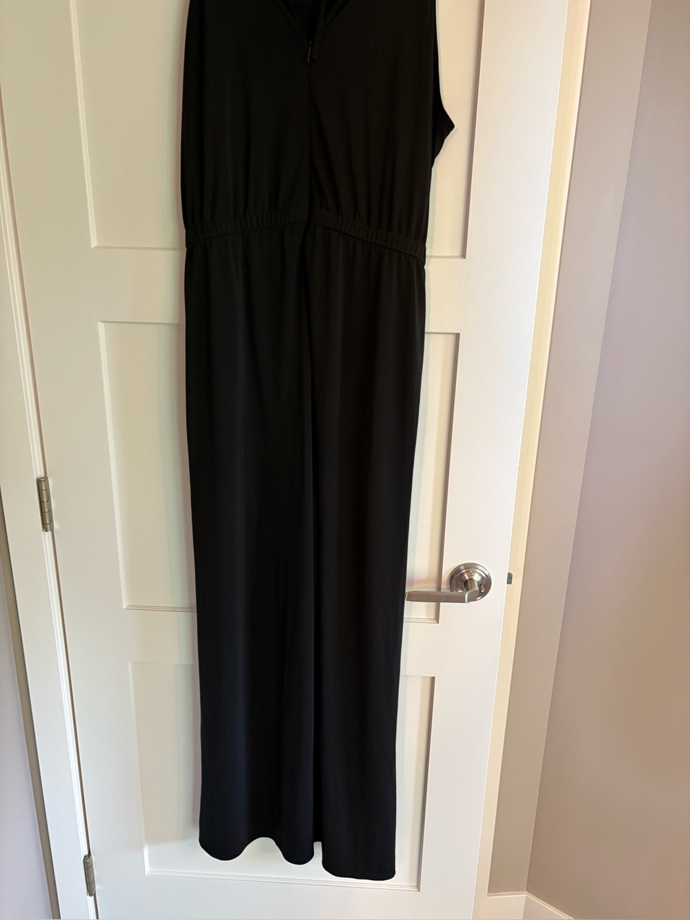 Talbots Black Sleeveless Jumpsuit With Pockets - Size XL - Picture 6 of 12